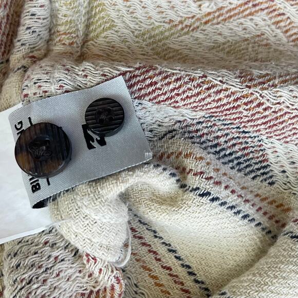 Billabong Men’s Furnace Fleece Shacket Sz M Aztec Southwestern Button Up Jacket - Picture 10 of 12